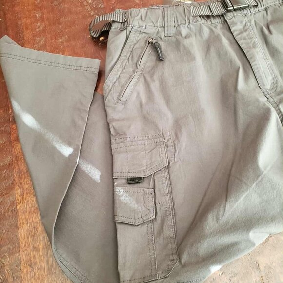 NEW Men's Cargo Convertible Pant (GRAY) - Picture 12 of 12